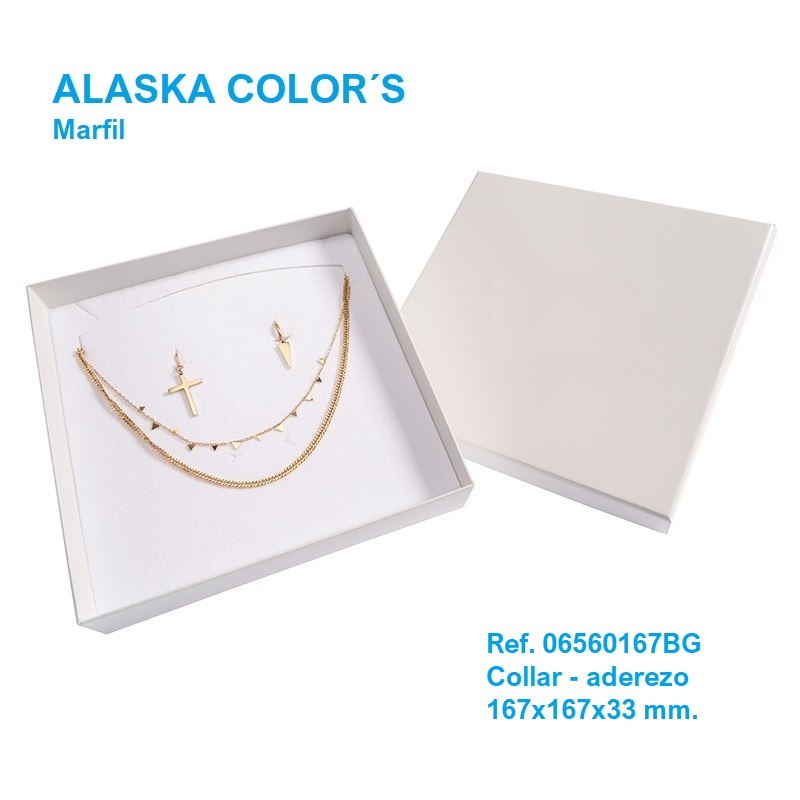 Alaska Color´s MARFIL collar 167x167x33 mm.